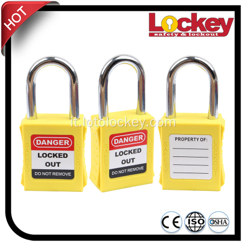 Lucchetto Lockout Lock Tagout di sicurezza in plastica ABS